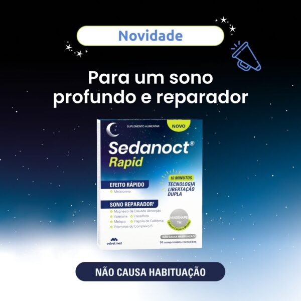 Sedanoct Rapid para um sono profundo e reparador