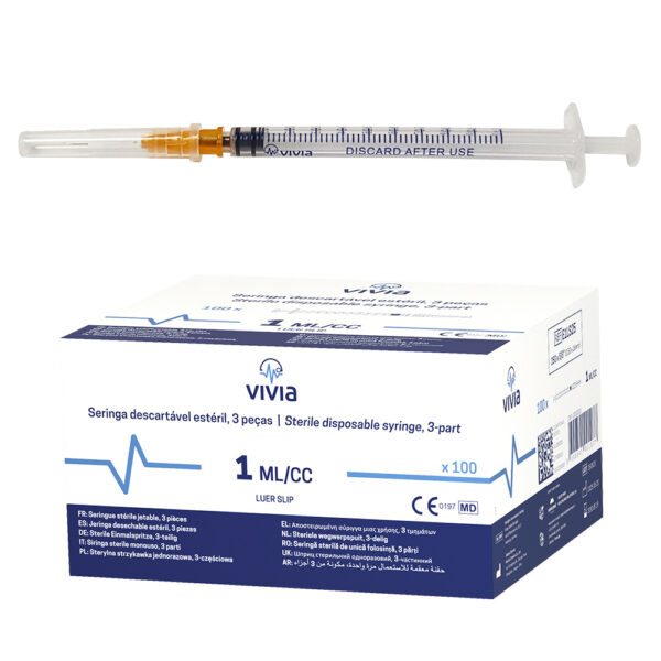 Seringa descartável de 1ml/cc