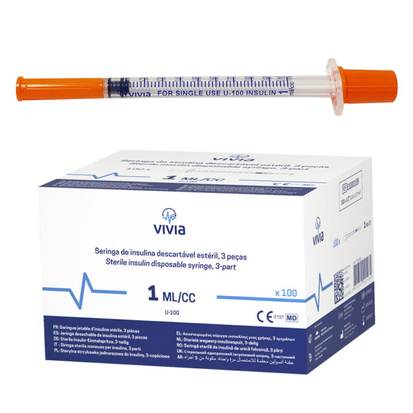 Seringa de insulina descartável