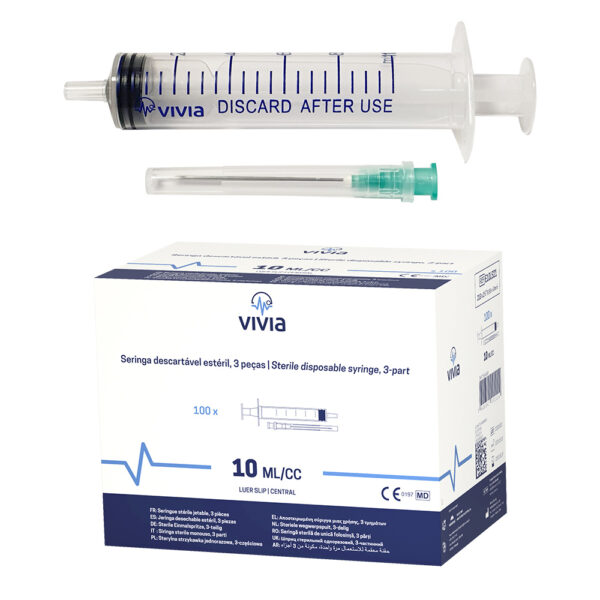 Seringa descartável de 10ml/cc